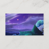 Geschäfts-Karte mit Schatten des Blaus und der Visitenkarte (Rückseite)