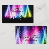 Geschäfts-Karte Party-Leute DJ Visitenkarte (Vorne/Hinten)