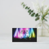 Geschäfts-Karte Party-Leute DJ Visitenkarte (Stehend Vorderseite)