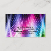 Geschäfts-Karte Party-Leute DJ Visitenkarte (Rückseite)