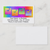 Geschäfts-Karte - Pop-KunstMargaritas Visitenkarte (Vorne/Hinten)