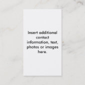 Geschäfts-Karte - Retro Sechziger-Pop-Kunst-Himmel Visitenkarte (Rückseite)