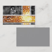 Geschäfts-Karte - s-Monogramm Visitenkarte (Vorne/Hinten)
