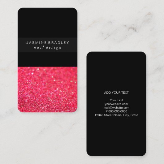 Geschäfts-Karte - stark vereinfachter Visitenkarte (Vorne/Hinten)