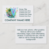 Geschäfts-Karte - unter der SeePop-Kunst Visitenkarte (Vorne/Hinten)