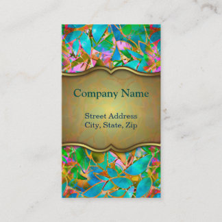 Geschäfts-Karten-abstraktes beflecktes mit Visitenkarte