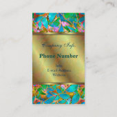 Geschäfts-Karten-abstraktes beflecktes mit Visitenkarte (Rückseite)