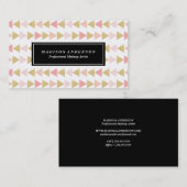 Geschäfts-Karten der Glitzer-Dreieck-| Visitenkarte (Vorne/Hinten)