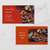 Geschäfts-Karten der Mama Nahrungsmittel Telefonnummerkarte (Vorne/Hinten)