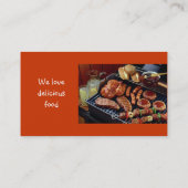 Geschäfts-Karten der Mama Nahrungsmittel Telefonnummerkarte (Rückseite)