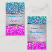Geschäfts-Karten-Glitzer-Grafik-Hintergrund Visitenkarte (Vorne/Hinten)