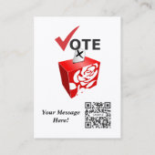 Geschäfts-Karten-Kalender-Arbeits-Party Visitenkarte (Rückseite)