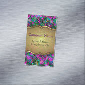 Geschäfts-Karten-Magnet-abstraktes beflecktes mit Magnetische Visitenkarte (Beispiel)