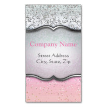 Geschäfts-Karten-Magnet-Glitzer-Stern-Staub