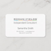 Geschäfts-Karten mit Empfehlungs-Programm Visitenkarte (Vorderseite)