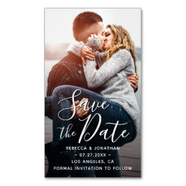 Geschäfts-Karten-Save the Date Magneten | 25 Satz Magnetische Visitenkarte