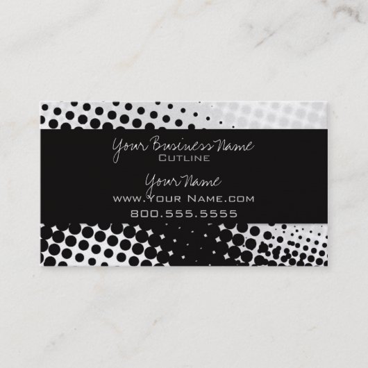 Geschäfts-Karten-Schablone ** Pop-Kunst 4 Visitenkarte (Vorderseite)