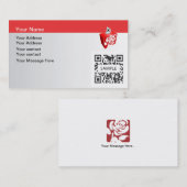 Geschäfts-Karten-Schablonen-Arbeits-Party Visitenkarte (Vorne/Hinten)