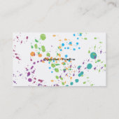 Geschäfts-Karten-Schablonen-generischer Visitenkarte (Rückseite)