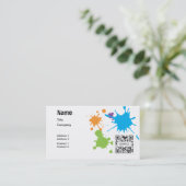 Geschäfts-Karten-Schablonen-generischer Visitenkarte (Stehend Vorderseite)