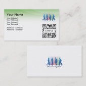 Geschäfts-Karten-Schablonen-grundlegende Bildung Visitenkarte (Vorne/Hinten)