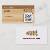 Geschäfts-Karten-Schablonen-grundlegende Bildung Visitenkarte (Vorne/Hinten)