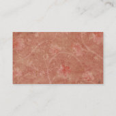 Geschäfts-Karten - Vintager Blumen-Entwurf Visitenkarte (Rückseite)