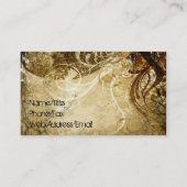 Geschäfts-Karten - Vintager Rebeentwurf Visitenkarte (Rückseite)