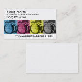 Geschäfts-Karten-Vorlagen: Fotograf Visitenkarte (Vorne/Hinten)