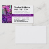 Geschäfts-Kartenschablone des Cyber-Tech-1 Visitenkarte (Vorne/Hinten)