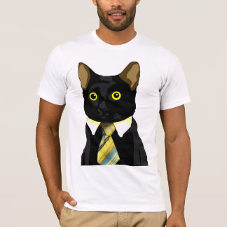 Geschäfts-Katze Meme T-Shirt