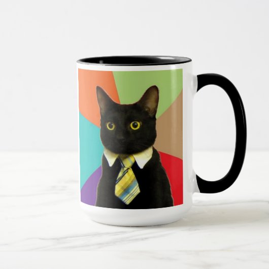 Geschäfts-Katze Tasse (Rechts)
