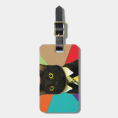 Geschäfts-Katzen-Gepäckanhänger Gepäckanhänger (Vorderseite vertikal)