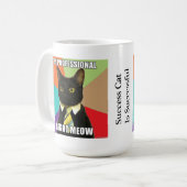 Geschäfts-Katzen-Tasse Kaffeetasse (Vorderseite Links)