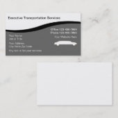 Geschäfts-Limousinen-Visitenkarten Visitenkarte (Vorne/Hinten)