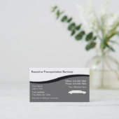 Geschäfts-Limousinen-Visitenkarten Visitenkarte (Stehend Vorderseite)
