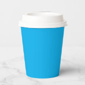 Geschäfts LOGO blau und weiß Professionell   Pappbecher (Rückseite)