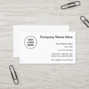 Geschäfts-Logo-Entwurf Visitenkarte