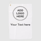 Geschäfts-Logo-Golf-Tücher Golfhandtuch (Vorderseite)