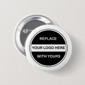 Geschäfts-Logo-Knopf-Buttone Button (Vorne & Hinten)