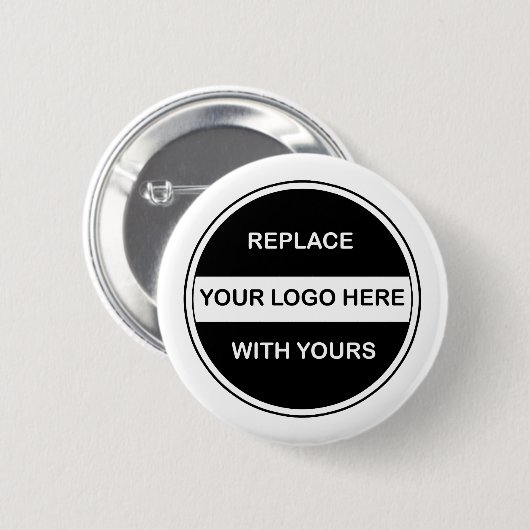 Geschäfts-Logo-Knopf-Buttone Button (Vorne & Hinten)