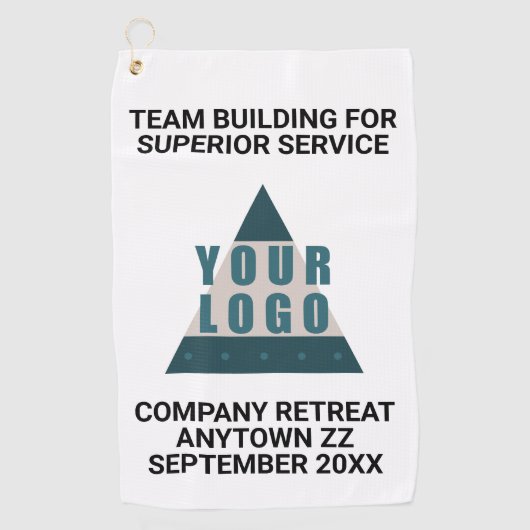 Geschäfts-Logo-oder Golfhandtuch (Vorderseite)