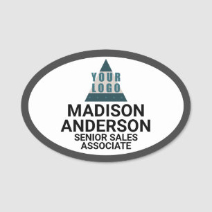 Geschäfts-Logo wählen Ihr Farbkundenspezifisches Namensschild