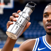 Geschäfts-Logo-Wasser-Flaschen Edelstahlflasche