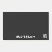 Geschäfts-Post-It-Notizen - BusyBee-Design Post-it Klebezettel (Vorderseite)