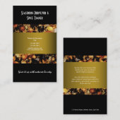 Geschäfts-Profil GEWOHNHEIT des Gewürzs indische Visitenkarte (Vorne/Hinten)