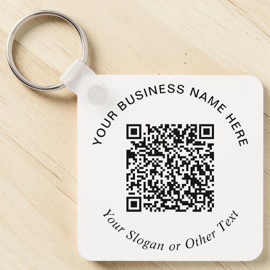 Geschäfts-QR-Code-Promotion Schlüsselanhänger