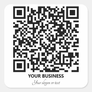 Geschäfts-QR-Code Promotionsmarketing Quadratischer Aufkleber