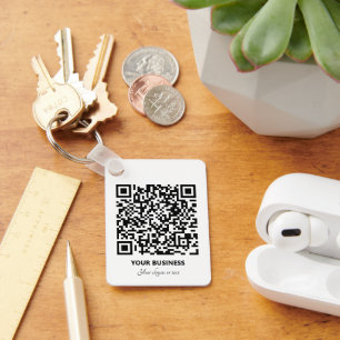 Geschäfts-QR-Code Promotionsmarketing Schlüsselanhänger