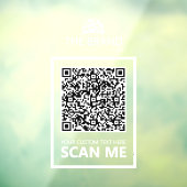 Geschäfts-QR-Code Scan mich Fensteraufkleber (Blatt 3)